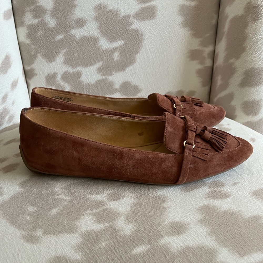 Talbots Francesca Driving Flats Suede